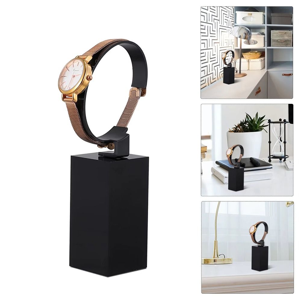 Jewelry And Watches Inc - 4/6/8cm Nieuwe acryl horlogehouder Lichtgewicht C-vormige