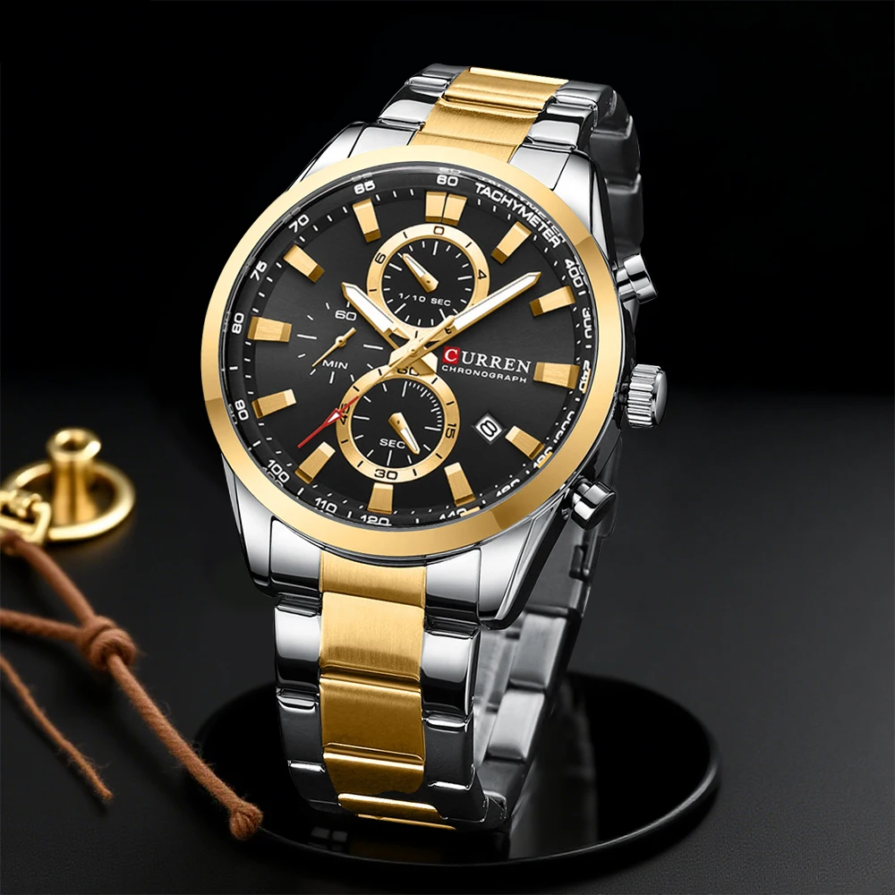 Jewelry For Watches - CURREN Casual quartz chrono sporthorloges merken