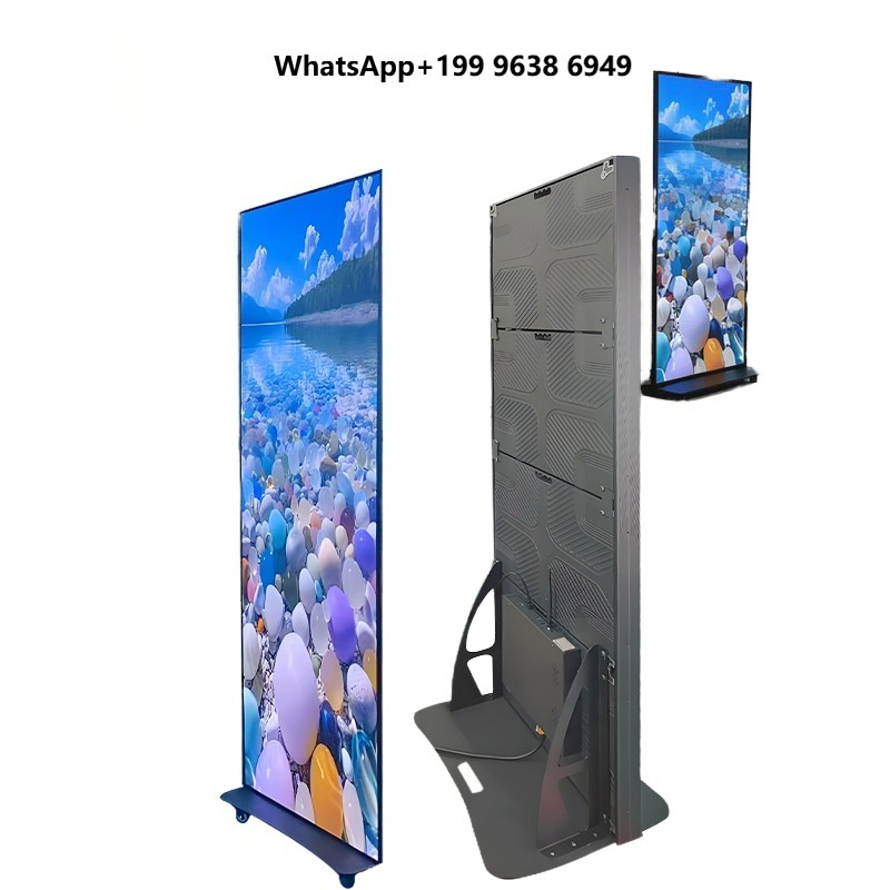 Jewelry For Watches - Dubbelvouwbare mobiele digitale reclameposter met universele
