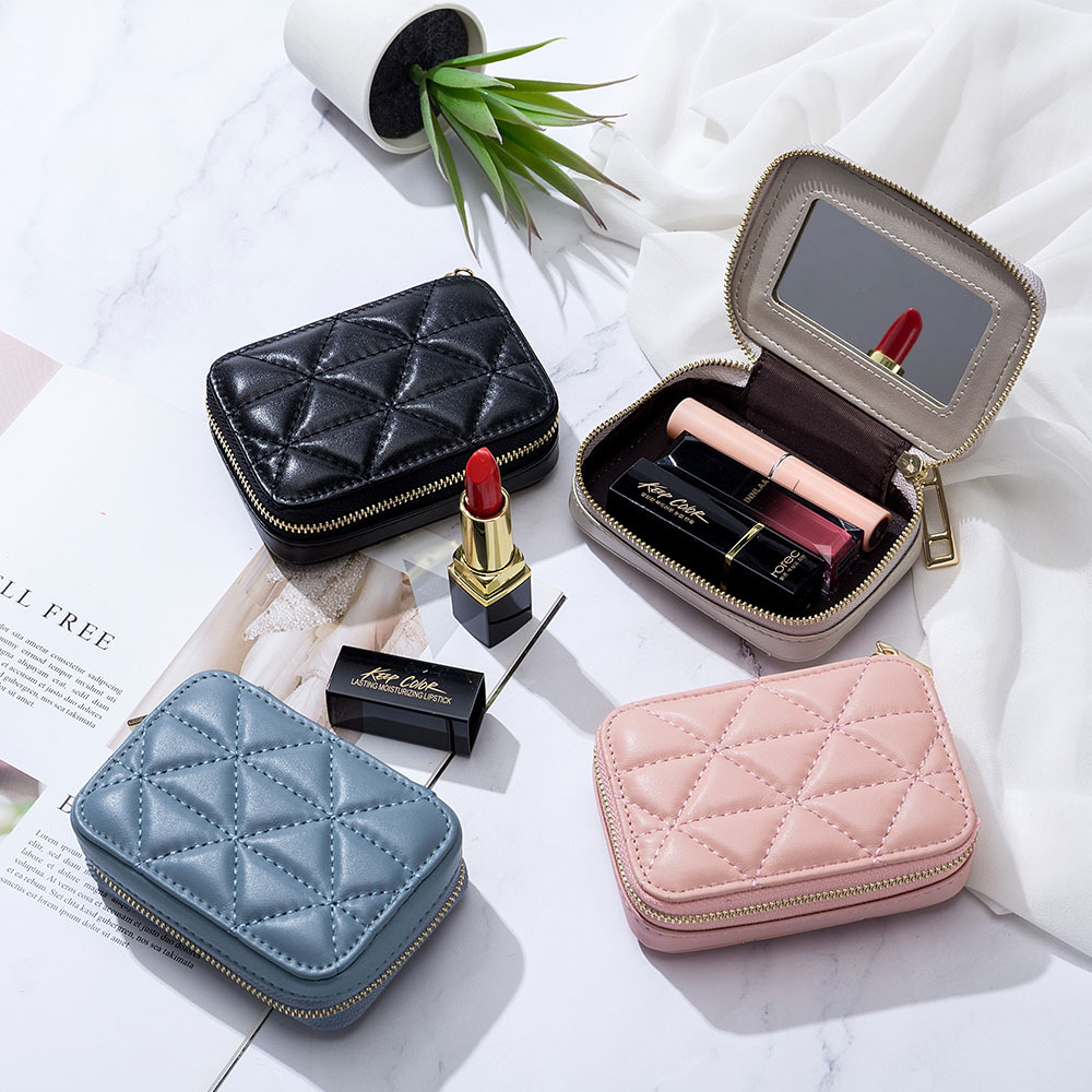 Jc Jewelry & Watches Photos - Nieuwe Pu Lipsticks Opbergtas Met Spiegel