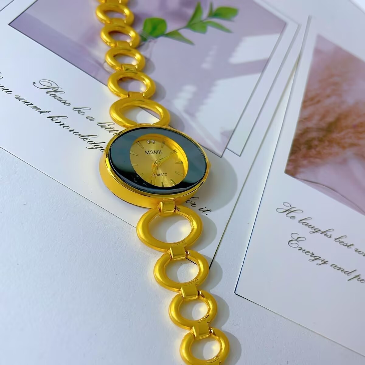 Jewelry For Watches - Nieuwe Amerikaanse 24K Vergulde Horloge Bruiloft
