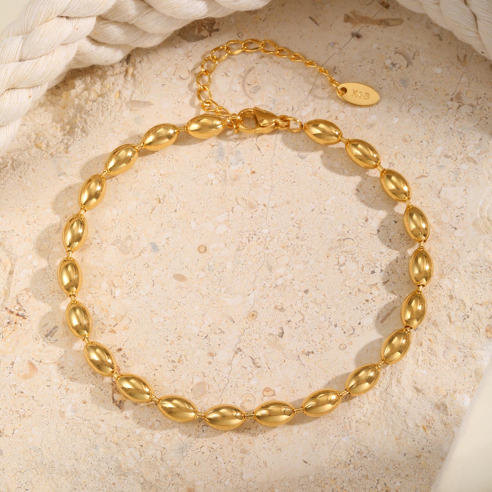 Rvs Rugby Kraal Ketting Enkelb - Jc Jewelry & Watches Photos recensie en prijs