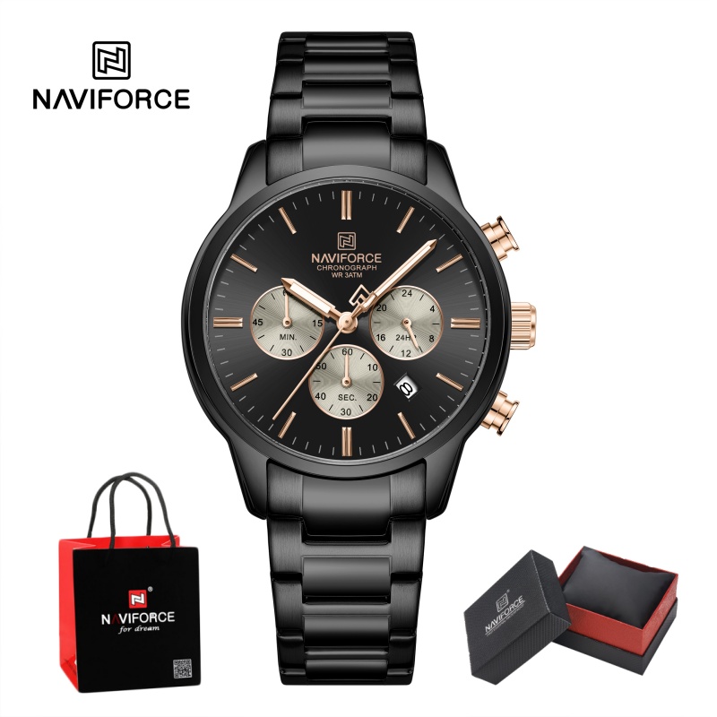 NAVIFORCE Heren Quartz Chronog - Watch Display Box recensie en prijs