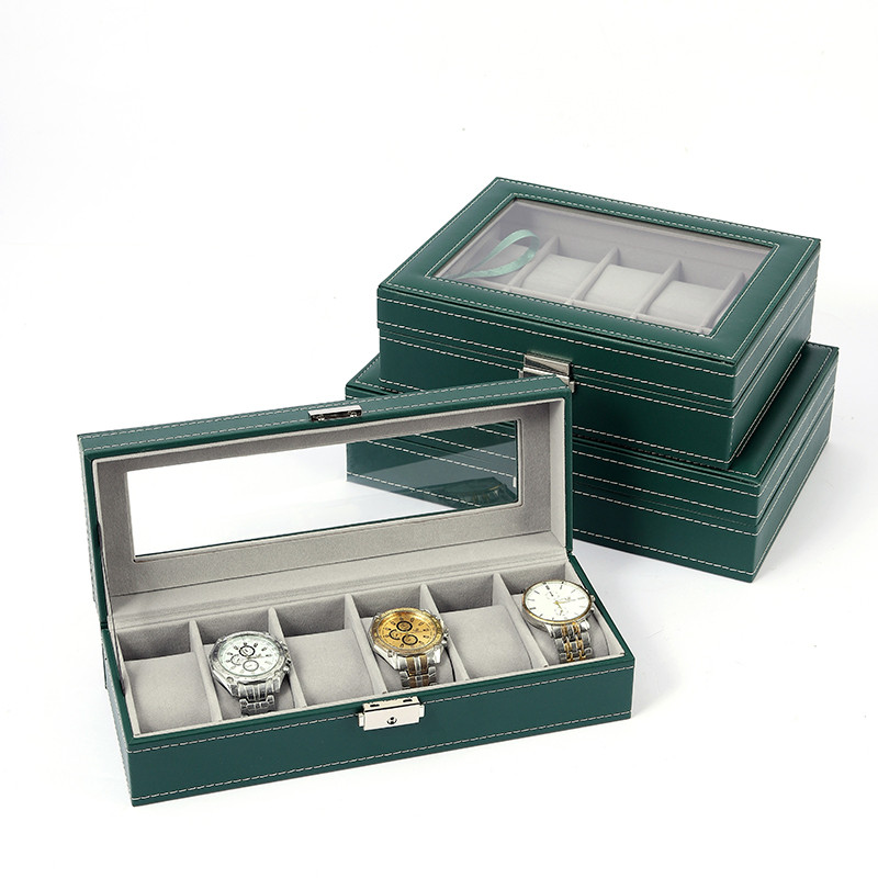 Europese lederen horloge-opber - Watch Display Box recensie en prijs