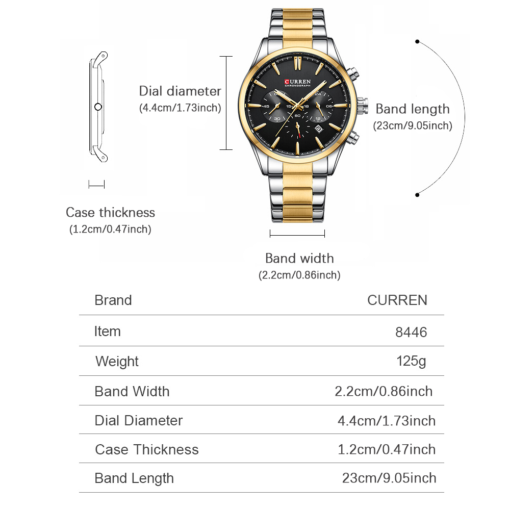 CURREN Casual quartz chrono sp - Jewelry For Watches recensie en prijs