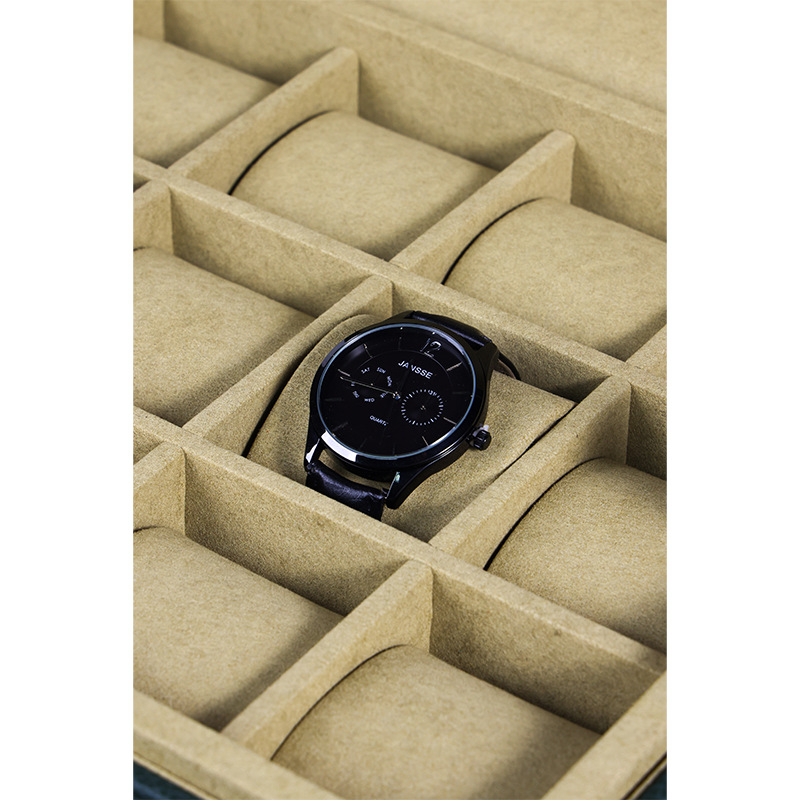 OEM ODM Luxe 15-vakjes groene  - Watch Display Box recensie en prijs