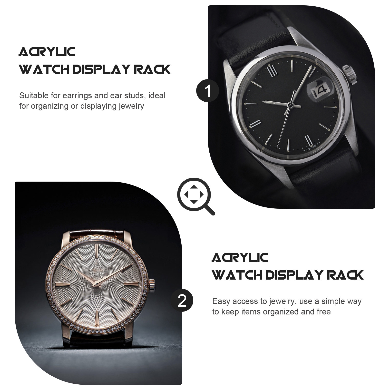 1 stuks acryl horlogestandaard - Jewelry And Watches Inc recensie en prijs