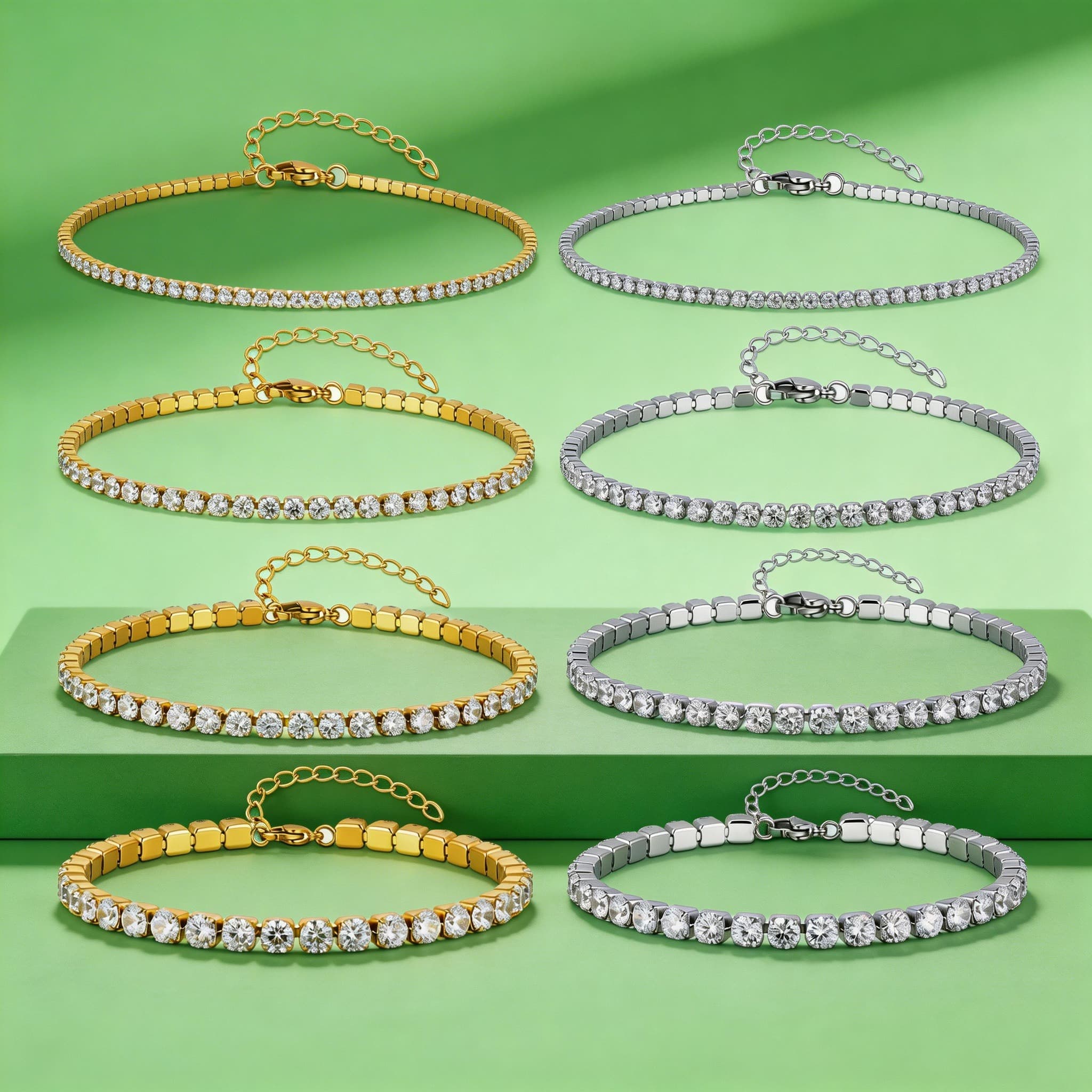 2/3/4/5MM Luxe Zirkoon Tennis  - Jc Jewelry & Watches Photos recensie en prijs