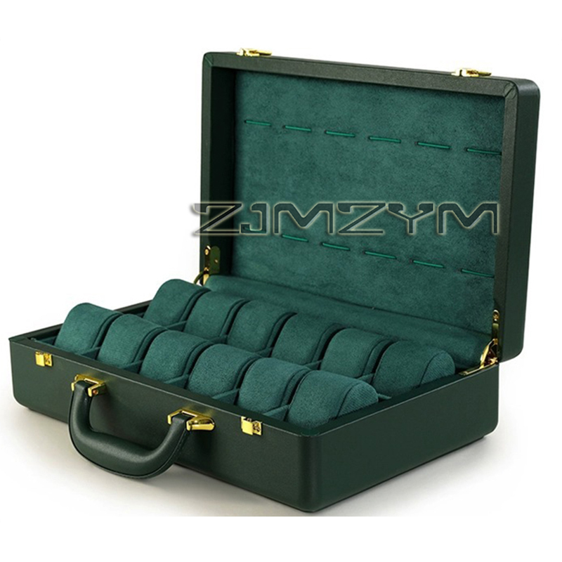 Horlogebox met 12 vakken voor  - Watch Display Box recensie en prijs